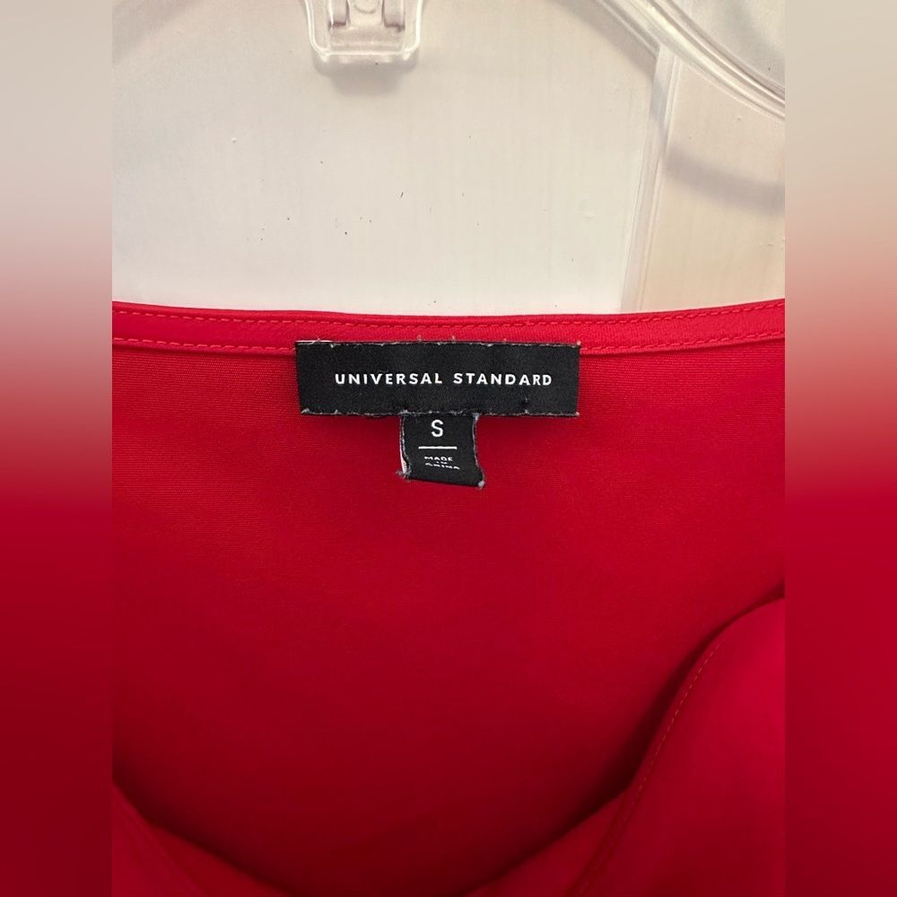 Universal Standard  Viva Boatneck Top in Red Small/14/16 - Picture 3 of 8